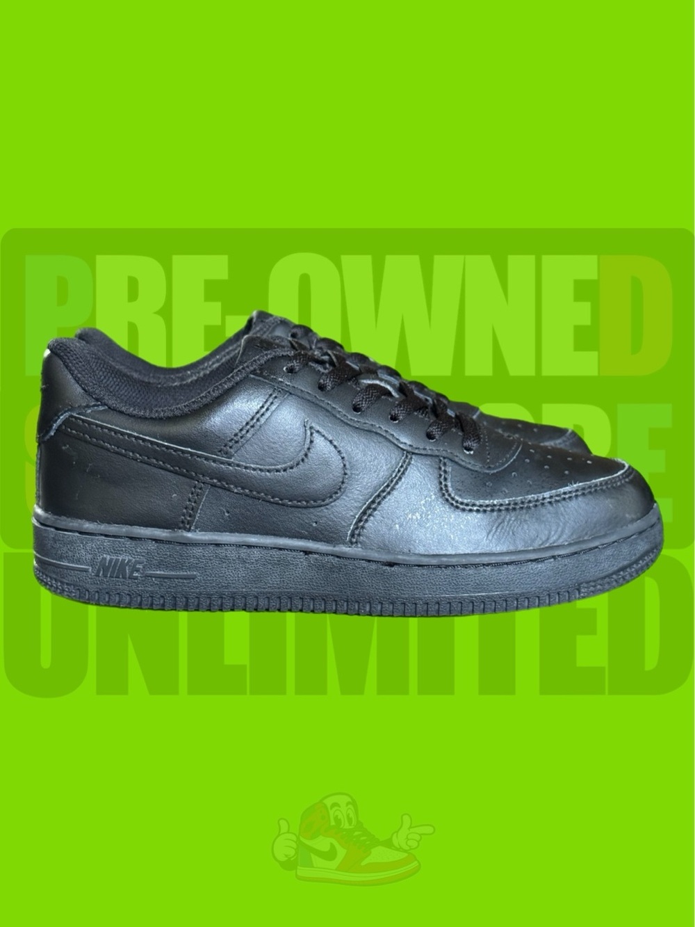 Nike Air Force 1 Low LE PS ‘Triple Black’